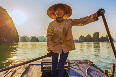 Hanoi - Halong Bay - Cua Van Fishing Village - Tien Ong Cave (L, D)